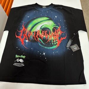 NWT CIVIL REGIME x RICK & MORTY OVERSIZED TEE 
Size L
